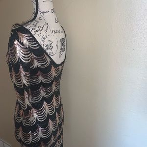 Bling body con dress